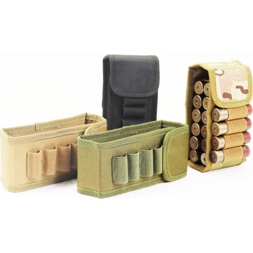 Tactical 12G Bullets Package Hunting Shells Package Portable Outdoor 16-Hole Bullet Bags