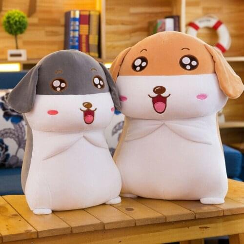 Comfortable hamster plush toy pillow toy soft super cute expression fat hamster doll gift