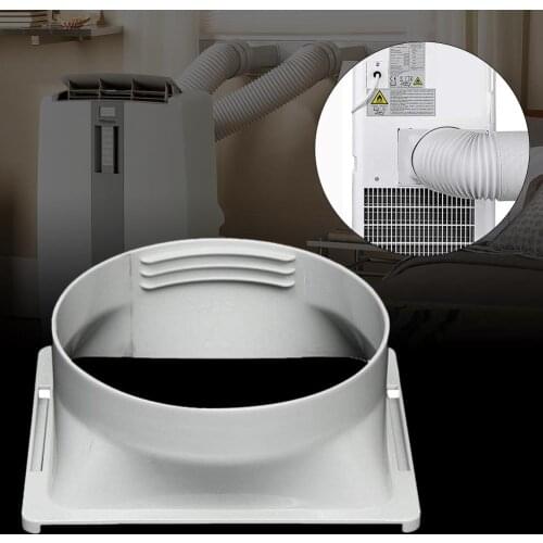 Universal Flat Nozzle 15 Cm Diameter Mobile Air Conditioning Exhaust Pipe Interface Hose Adapter For Portable Pipe Connector