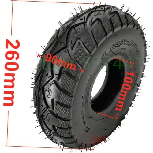 High Quality 4.10/3.50-4 Tire 6PR Inner And Outer Tire 10 Inch For Fit Electric Tricycle Trolley Electric Scooter Warehouse Car