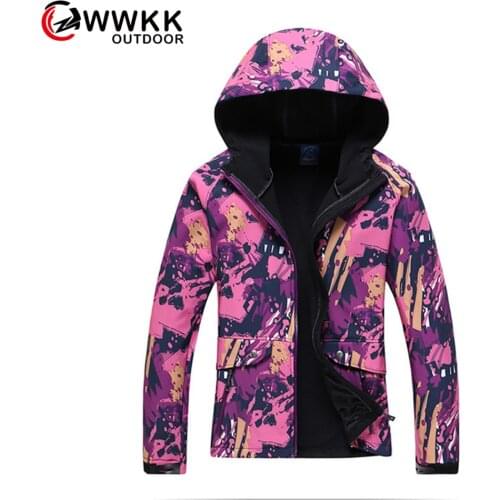 WWKK New Multi-function Waterproof Hooded Soft Shell Tactical Jacket Outdoor Hunting Sports Camouflage Windproof Outerwear Coats