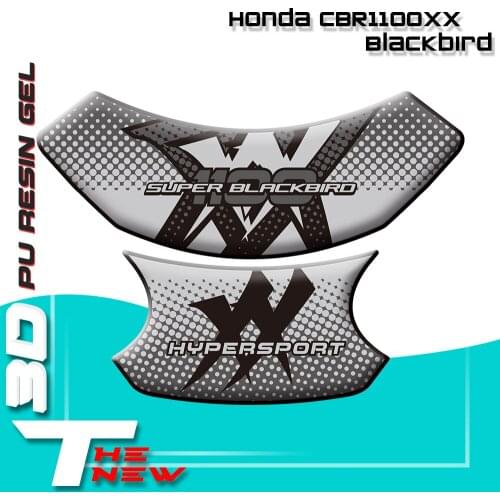 3D Motorcycle Tank Pad Protector Decal Sticker Case Tankp Stickers For Honda CBR1100XX Blackbird 1996 - 08