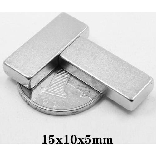5/10/20/50/100PCS 15x10x5 mm Cuboid Block Magnet 15X10mm Neodymium Magnet 15x10x5mm Permanent NdFeB Super Magnets 15*10*5