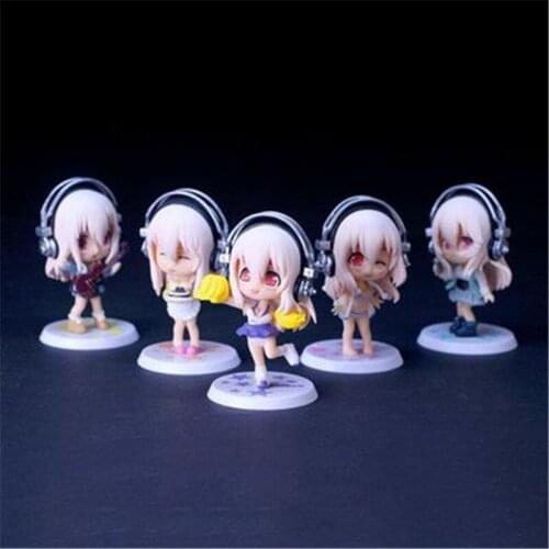 5 Style Novel Original Animation PVC Anime Hands Do Sonico Model Toy For Children Toy Dolls Gift Decorate The House Model