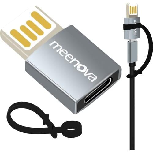USB-C Female to USB-A Male Adapter, Type C to A Reversible Converter for iPhone 12 11 Mini Pro Max, Galaxy Note 10 20 S20 S21 10