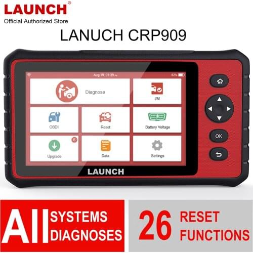 LAUNCH CRP909 Auto Car Diagnostic Tool DPF SAS 15 Reset OBD2 Scan Tool ABS SRS Full System WIFI Update Code Reader OBD2 Launch