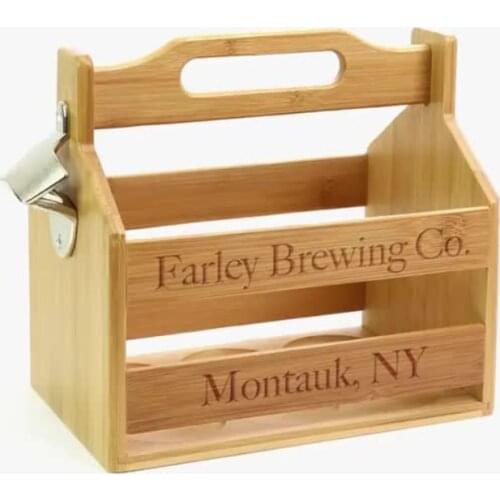 Hot Style bar caddy bamboo stool wooden wine box