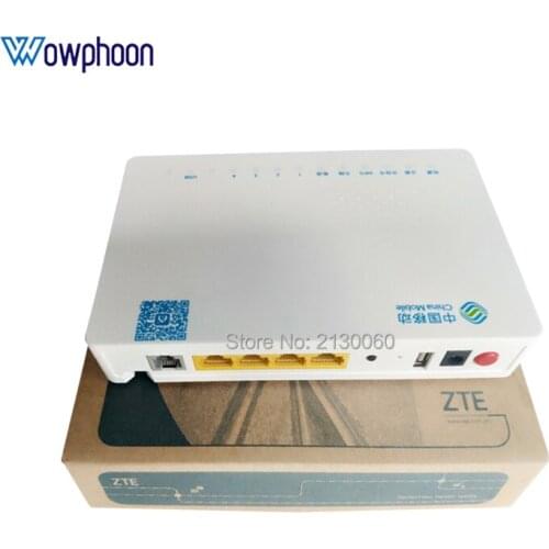 Free Shipping ZTE ZXHN F663N GPON 3FE+1GE+1Tel+USB+Wifi ONU ONT English firmware gpon modem ont