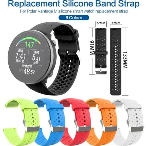 Bracelet Strap For Polar Vantage M Band Smart Bracelet Replacement Silicone Wristband Strap For Polar Vantage M Band