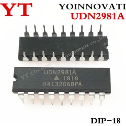 20pcs/lot UDN2981A UDN2981 2981 SOURCE DRIVER 8CHAN 18DIP IC best quality