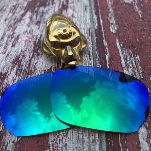 Glintbay 100% Precise-Fit Polarized Replacement Lenses for Oakley Style Swith Sunglass - Emerald Green Mirror