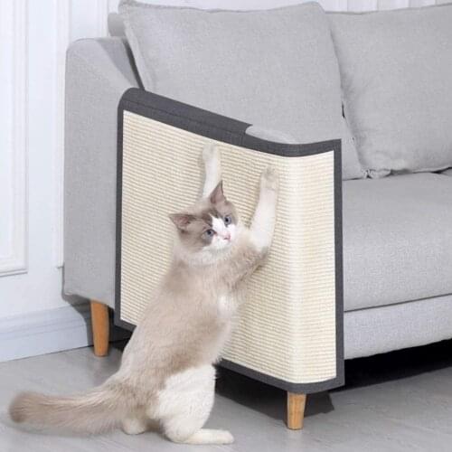 Anti Cat Scratch Board Pet Widen Sofa Furniture Protection Cushion Sisal Mat with Invisible Nail Kitten Claw Pad Toy Product