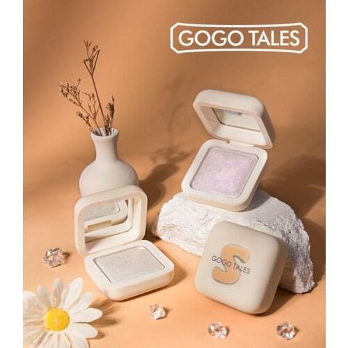 Gogo tales face highgliter cream 3 colors Mashed Potato gel long lasting waterproof diamond glitter highlighter palette AC265
