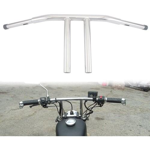 Motorcycle 12 Inch Riser Chrome Steel HandleBar Drag T-bar For Harley FLS FLSS FLSTC FLSTF FLSTFB FLSTFBS FLSTN FXST FXST