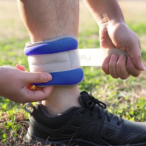 Soft Ankle Wrist Weights Adjustable Leg Weights 0.5kg Walking Running Hands Strength Training Exercise Weight Straps Bracelets