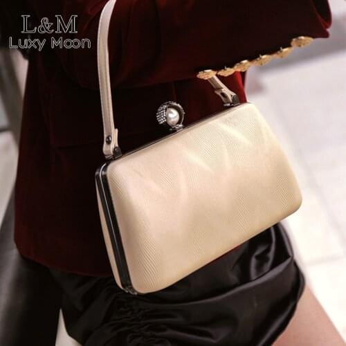 Luxury Ladies Evening Bag Mini Leather Dinner Dress Hand Bags Women Bridal Wedding Party Handbag Phone Wallet Day Clutch XA832H