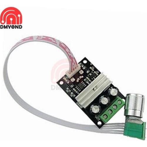 DC 6V 12V 24V 28V 3A 80W PWM DC Motor Speed Controller DC6V-28V Speed Adjustable Reversible Switch 1203BKW Driver Reversing