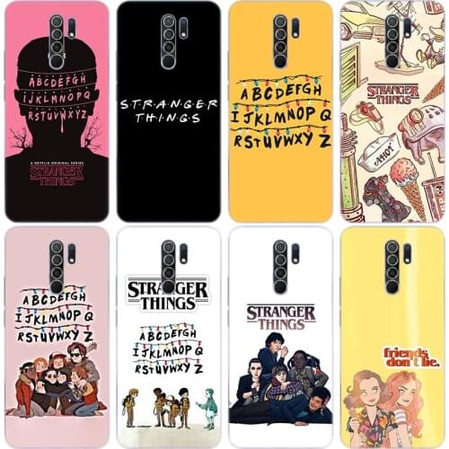 Cartoon Stranger Things Silicone Case for Xiaomi Redmi Note 9 Pro Max 9S 8T 8 8A 9 9A T 9C K30 Ultra K30i 10X Pro 5G Soft Cover