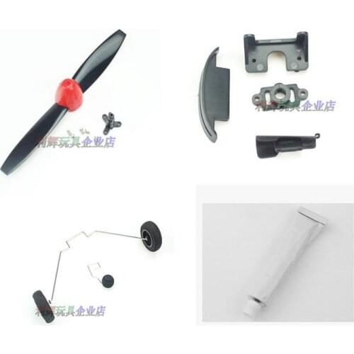 XK A430 RC Airplane Spare parts Propeller / landing gear / glue unit