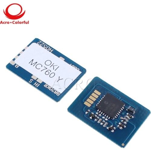 5 SETS Toner reset chip for OKI MC760 MFP MC770 MC780 EU Multi-Functional Printer cartridge