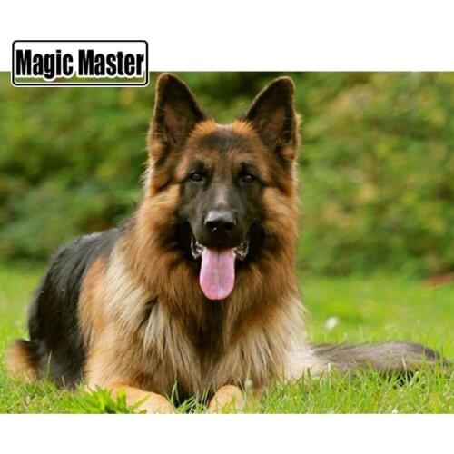 5D DIY Diamond Embroidery,Animal German Shepherd Dog Pet customization Diamond Painting,Cross Stitch,3D,Diamond Mosaic,Christmas