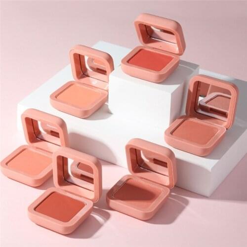6 Colors Blush Peach Cream Makeup Blush Palette Cheek Contour Blush Cosmetics Blusher Cream Makeup Rouge Cheek Tint Blush