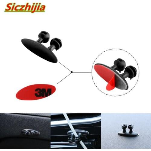 8 multi-function car charger cable buckle headset clip USB car interior fasteners for Nissan Teana X-Trail Qashqai Livina