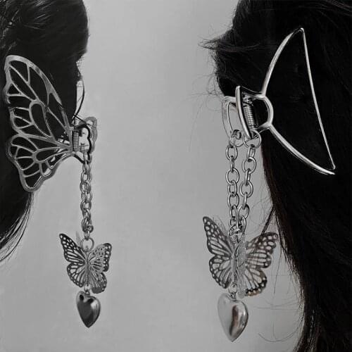 Anime Tian Guan Ci Fu Cosplay Hua Cheng Xie Lian Cosplay Silver Hairpin Butterfly Jewelry Women Party Gifts For Girls CS482