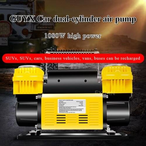 Car inflator / air pump / high pressure double cylinder air pump / portable inflator / general inflator for off-road vehicles
