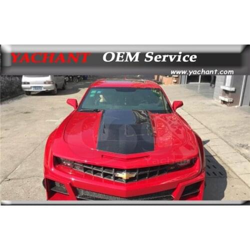Car-Styling New Portion Carbon Fiber Glass FRP Bonnets Fit For 2010-2014 Chevrolet Camaro DP ZL1-Style Bodykit Hood Bonnet