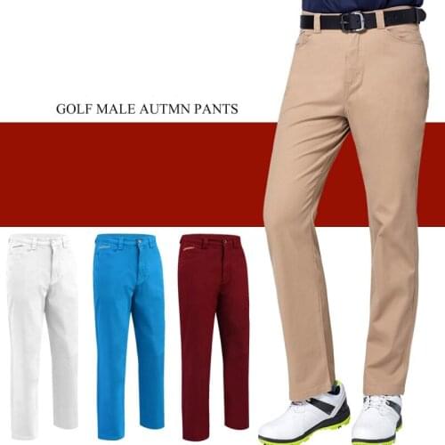 Golf Sports pants mens Golf trousers spring autumn Breathable comfort golf straight pants Male Wear Solid Colors golf Sportswer