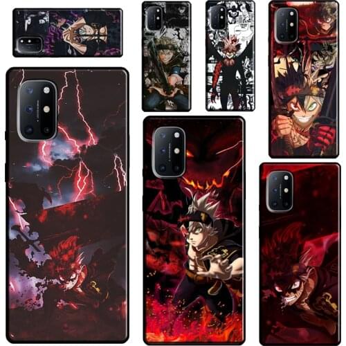 Black Clover Anime For OnePlus 9 Pro 7 8 Pro 7T 8T 9R Case For Realme 8 Pro GT C3 C15 C21 Q3 6 7 Pro 7i Cover