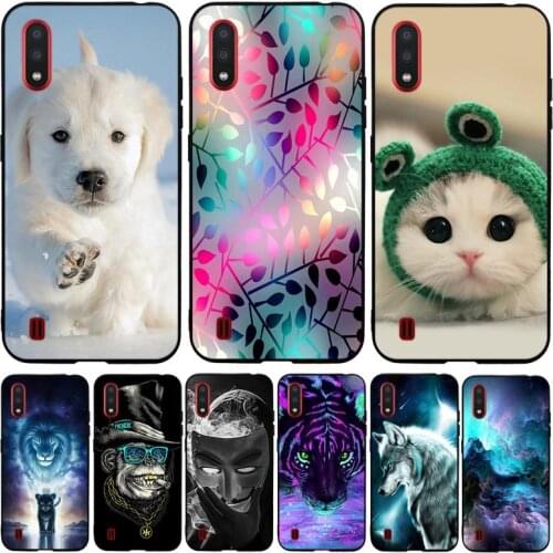 For Samsung Galaxy M01 SM-M015F Case Soft TPU Silicone Case For Samsung Galaxy M01 M 01 Cover Cartoon Capa For Samsung M01 Case
