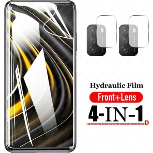 9999D Hydrogel Soft Film For Xiaomi Poco M3 Screen Protector for xiaomi Poco M 3 PocoM3 PocophoneM3 Tempered Glass Camera Lens