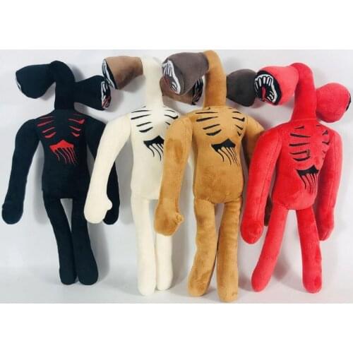 Anime Siren Head Zabawki Plush Doll Toys Scary Black White Red Sirenhead Cat Soft Cartoon Stuffed Figure Doll Toy