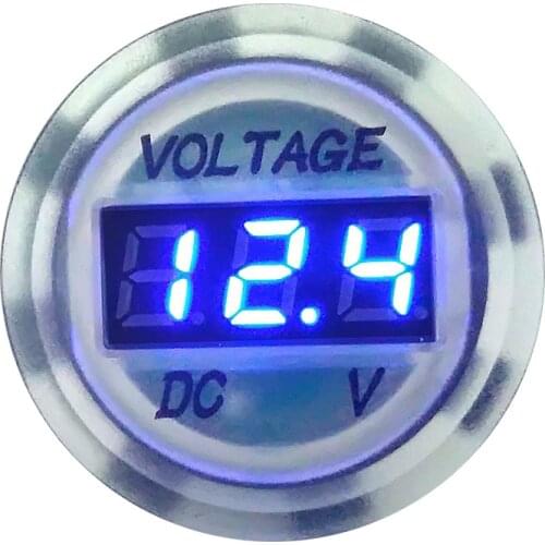 Mini Digital LED Voltmeter Panel Voltage Meter Testerl Volt Voltage Gauge Monitor For Auto Motorcycle Boat ATV Car Accessories