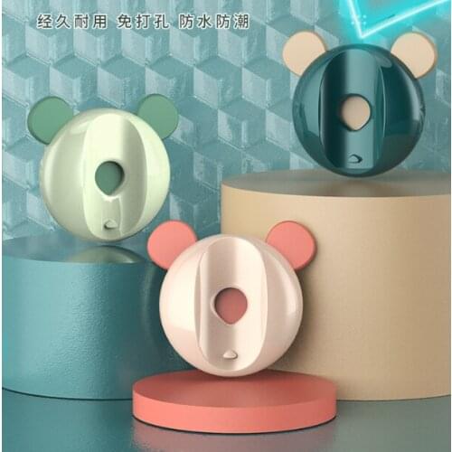 Toilet suction wall - mounted storage does not fall off the non-perforated bituminous teeth electric toothbrush shelf J05