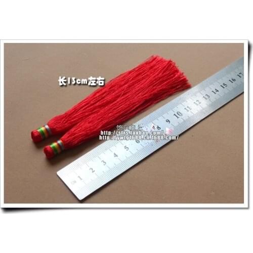 13cm Nylon Chinese wind ethnic wind line luck tassel Wholesale DIY accessories hanging Sui Accessories