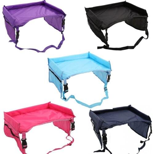 Child Waterproof Table Car Seat Tray Desk Storage Kids Toys Drawing Infant Stroller Accessories Toy Holder Seats For Children