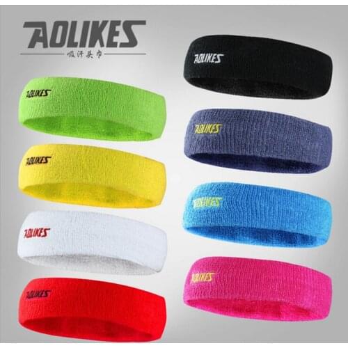 1 pc High Quality Cotton Sweat Headband For Men Sweatband women Yoga Hair Bands Head Sweat Bands Sports Safety