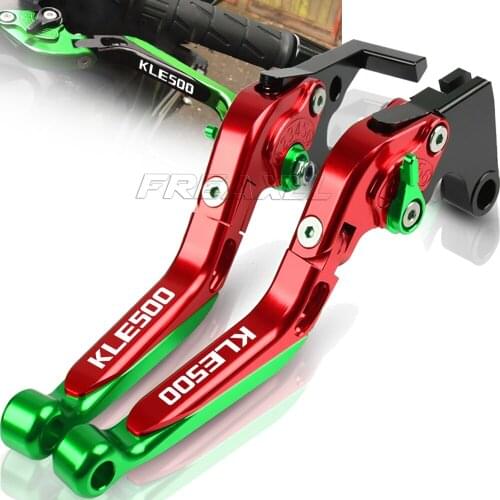 Motorcycle Brake Lever For Kawasaki KLE500 KLE 500 1991-2007 1992 CNC Adjustable Brake Clutch Levers Handle 2006 2005 2004 2003