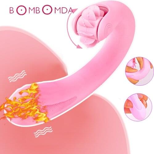 Sex Shops Anal Heating Dildo Vibrator For Women Adults Sex Toys Female Masturbation USB Rechargeable Clitoris Vagina Stimulator