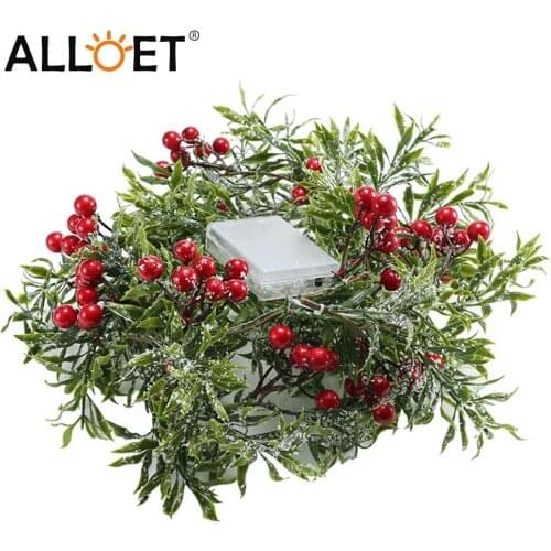 Pine Needles LED Light Strings Copper Wire Fairy String Night Lighting Battery Operated Christmas Party Home Curtains Decor Lamp