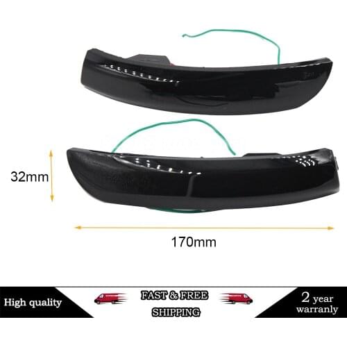 For Ford Escape Kuga II EcoSport 2013 - 2019 LED Rear View Mirror Indicator Light Dynamic Turn Signal Light