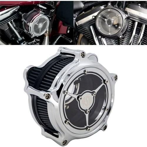 RSD Clarity Air Cleaner Intake Filter Chrome For Harley Sportster XL 883 XL 1200 Dyna Softail Touring Electra Glide Fat boy