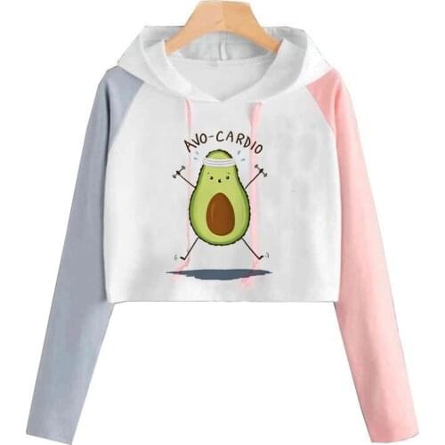 Funny Avocado Shirt Vegan Tshirt Women Harajuku Kawaii T Shirt Avocado Clothing Tops Female T-shirt Tees Ulzzang Shirt Tumble