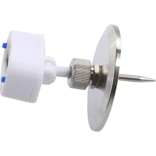 Clamp 2" 51mm OD64mm Thermowell End Cap, connector for sensors diameter 4-10mm , Stainless Steel 304, Silicone Seal