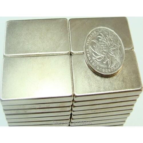 10PCS 30*20*5MM pull force 8.2KG extremely strong power sintered neodymium ndfeb permanent rare earth magnet fasterners