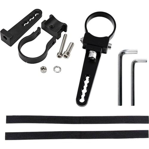 2Pcs Universal Adjustable Aluminum 1inch 1.25inch 1.5inch 1.75inch Tube Bull Roll LED Light Bar Mount Bracket for Work Lamp 4x4