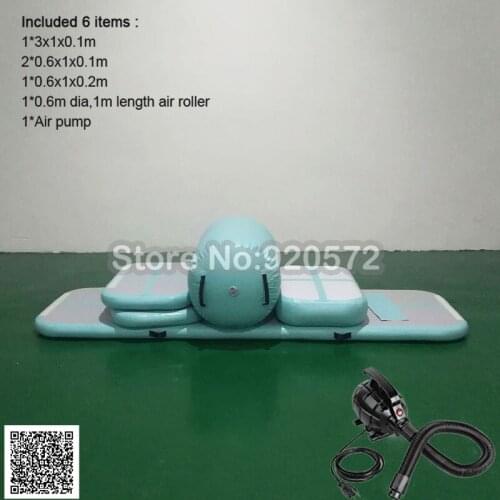 2021 Free Shipping High Quality A Set Inflatable Tumble Track Trampoline Air Track Gymnastics Inflatable Air Mat For Sale